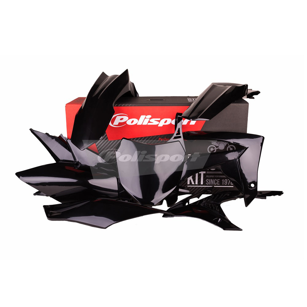 Polisport Plastics Box Kit For Honda CRF 250R Black 2014-2017